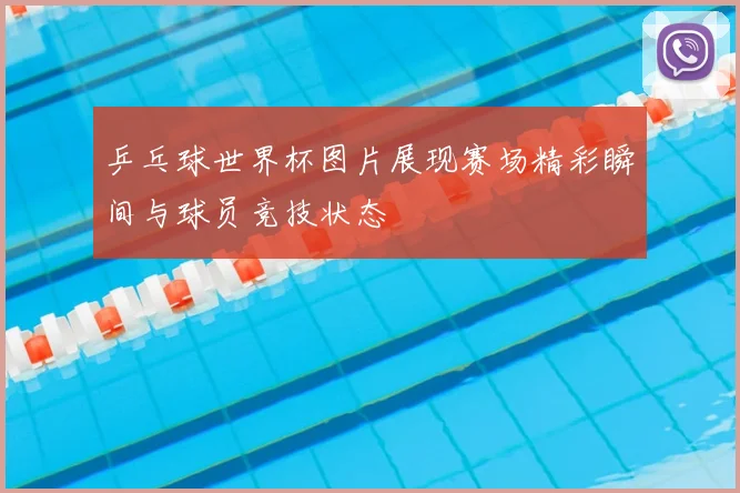 乒乓球世界杯图片展现赛场精彩瞬间与球员竞技状态